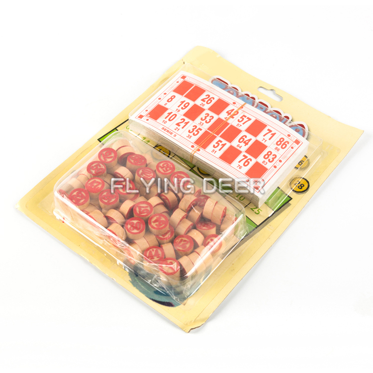 Пользовательский игрушечный номер, игра в бинго с пластиковой картой