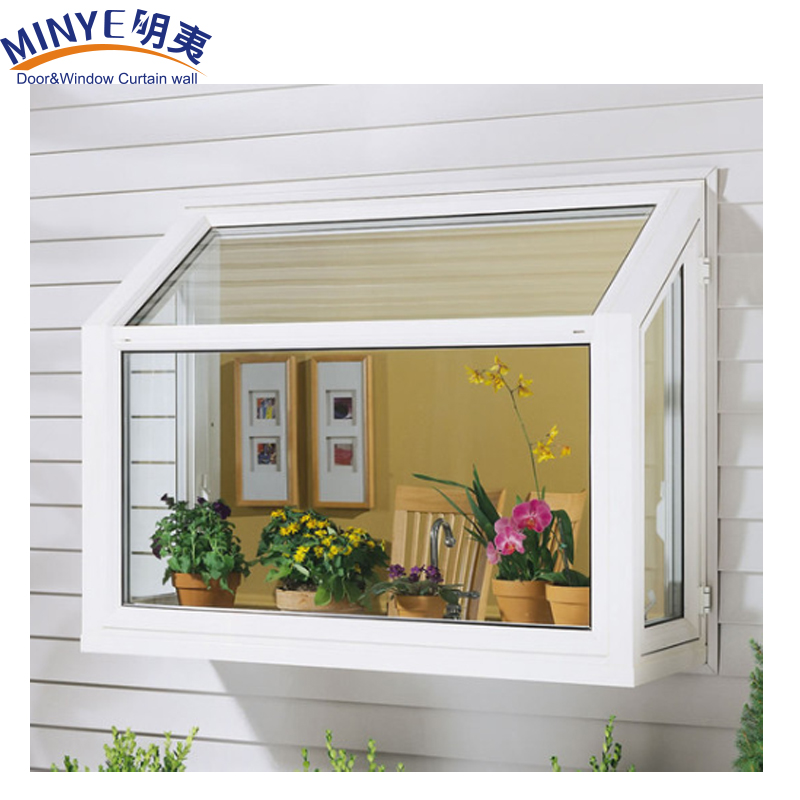 China new product bay design PVC garden windows