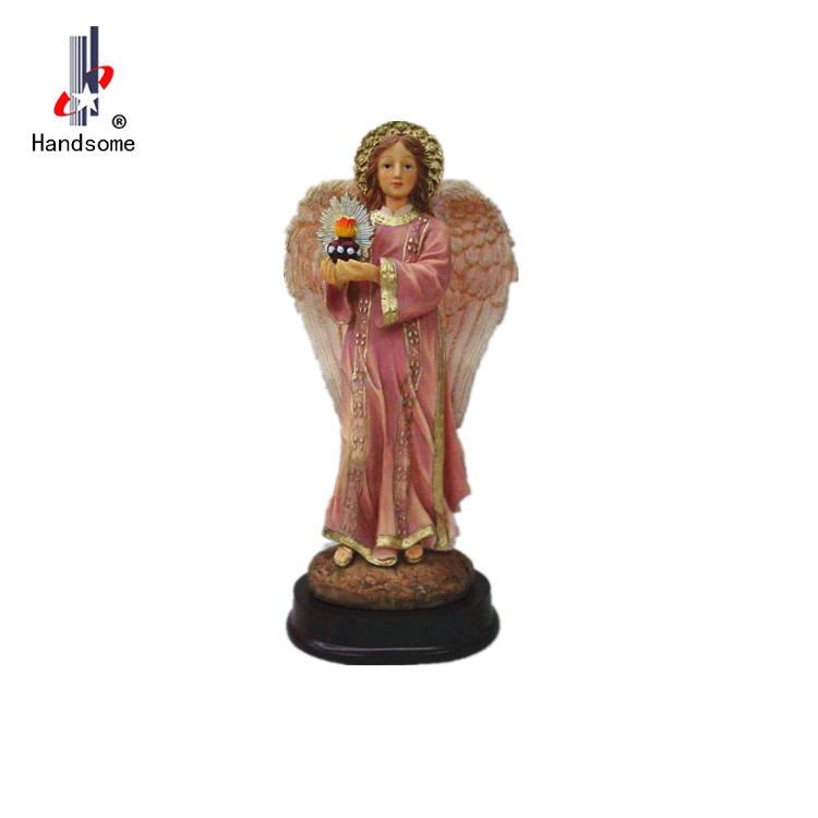 Religious Gifts Travel Protection Patron Archangel Saint St Gabriel Adhesive Car Auto Statue Figure