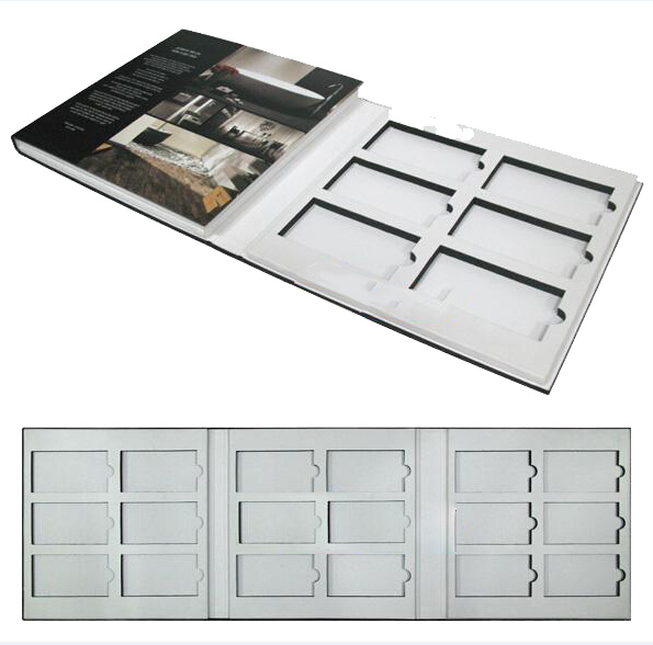 Quartz Stone sample book Display Cardboard Book Marble Tile Sample Folder