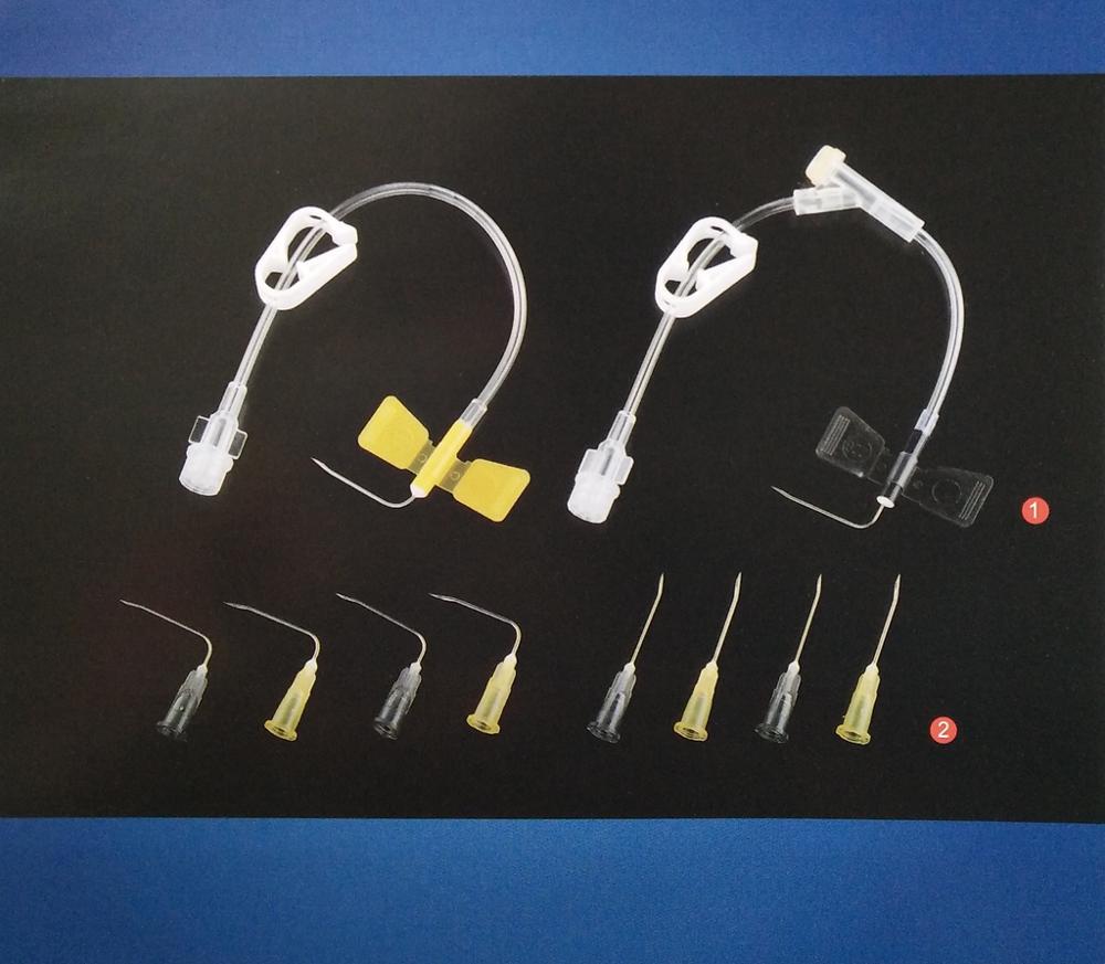 医用一次性头皮静脉针和皮下注射针设置 huber 针