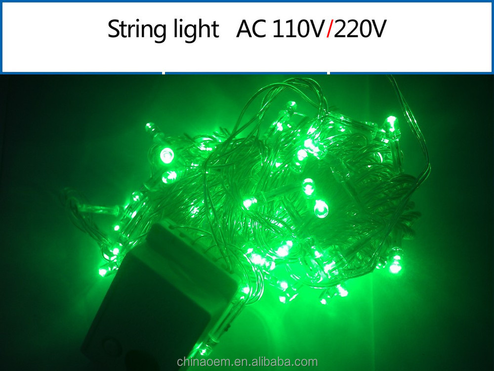 Christmas Decoration lights 10M 100 LED string Light110V/220V Wedding garland outdoor curtain rope lamps Christmas light