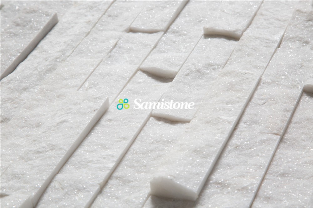 Samistone White Slate Culture Stone Wall Cladding for Villa Exterior Interior