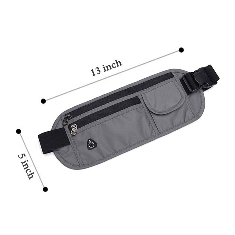 Ripstop Slim Running Sport Marsupio da uomo con jack per cuffie