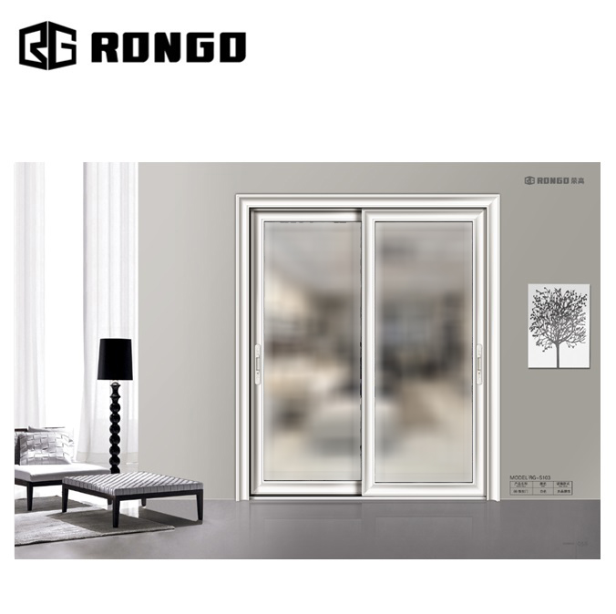 Rongo prezzo di fabbrica porta di ingresso in vetro kit