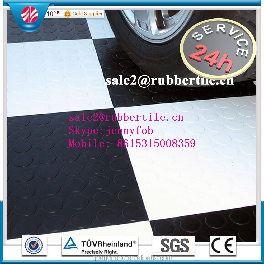 Qingdao Cheap Diamond Race Deck Rubber Garage Flooring Rubber