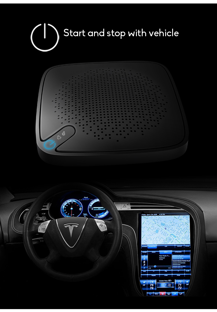 New Arrival Desktop Car Air Purifier USB Cord Air Mini Purifier for Car Use