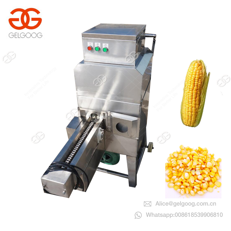 Commercial Electric New Sheller Maize Shelling Threshing Cutter Machine Seed Removing Husking Machine Fresh Sweet Corn Thresher