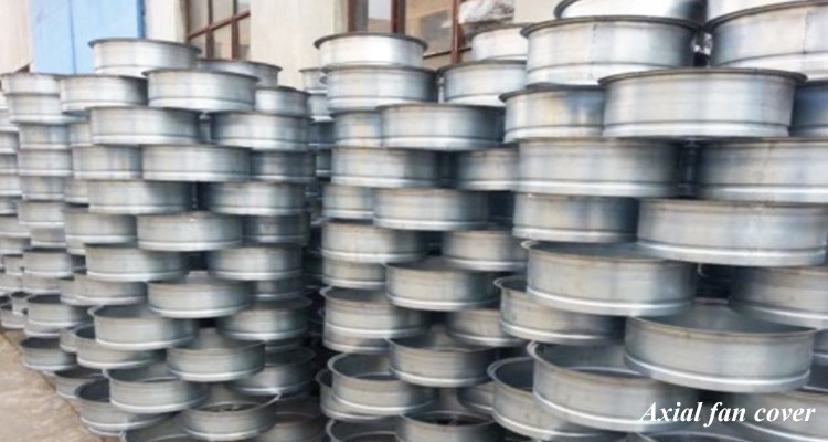 BOBO Machine blower crust vertical fan round flange roll forming shown in a detail photo for this news article