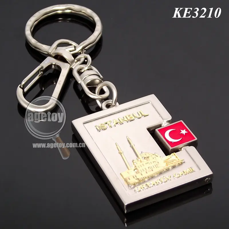 Заказной Турция Стамбул сувенир подарки цинковый сплав сувенир брелок