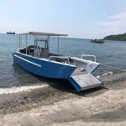 9m 29.5ft inshore plate hull aluminum landing craft boat