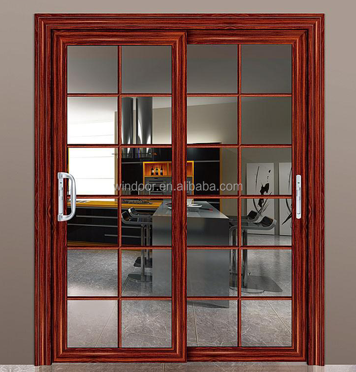 Large Opening Windows, PVC Folding Windows with Blinds