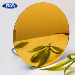round wall mirror decal home decorations simple DIY