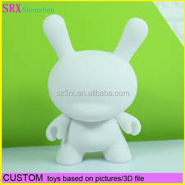 White 5 in 1 Cute 4 inches Kidrobot Munny Never Painted White Vinyl Art Toy Hot