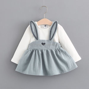 rabbit dress baby clothes sets summer baby clothes