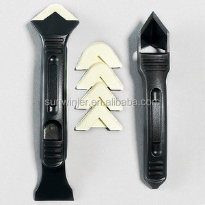 Draper 3 Piece Silicone Sealant Remover & Smoothing Kit Caulk Removal Tool