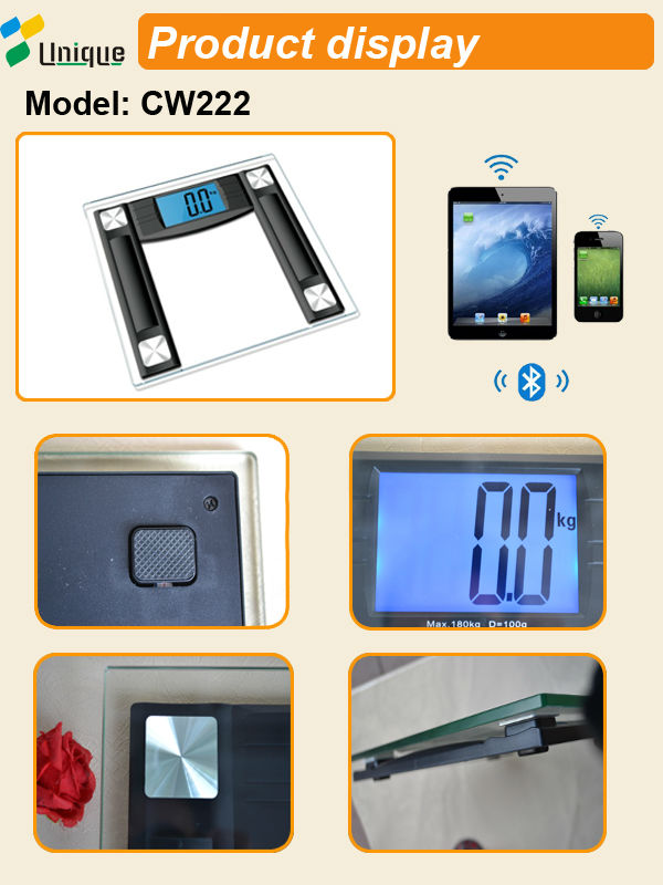 230 кг/500lb большая емкость Электронные Цифровые умные весы персональные бытовые весы для ванной комнаты