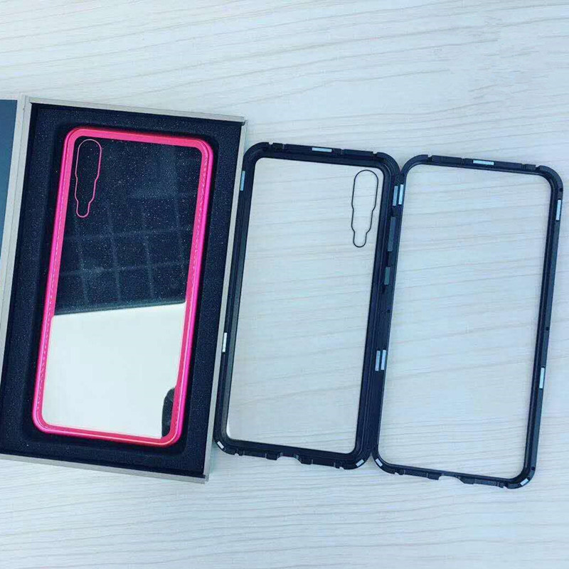 p20 nova 3 3i 3e 磁性吸附手机壳华为 p20 p20 的金属磁铁外壳 pro