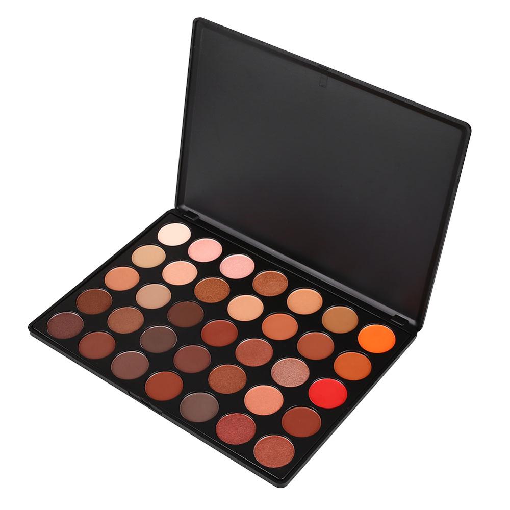 Высокопигментные тени для век, макияжная палитра, частная марка, пользовательские тени для век, 35 цветов, Пользовательский логотип, палитра OEM