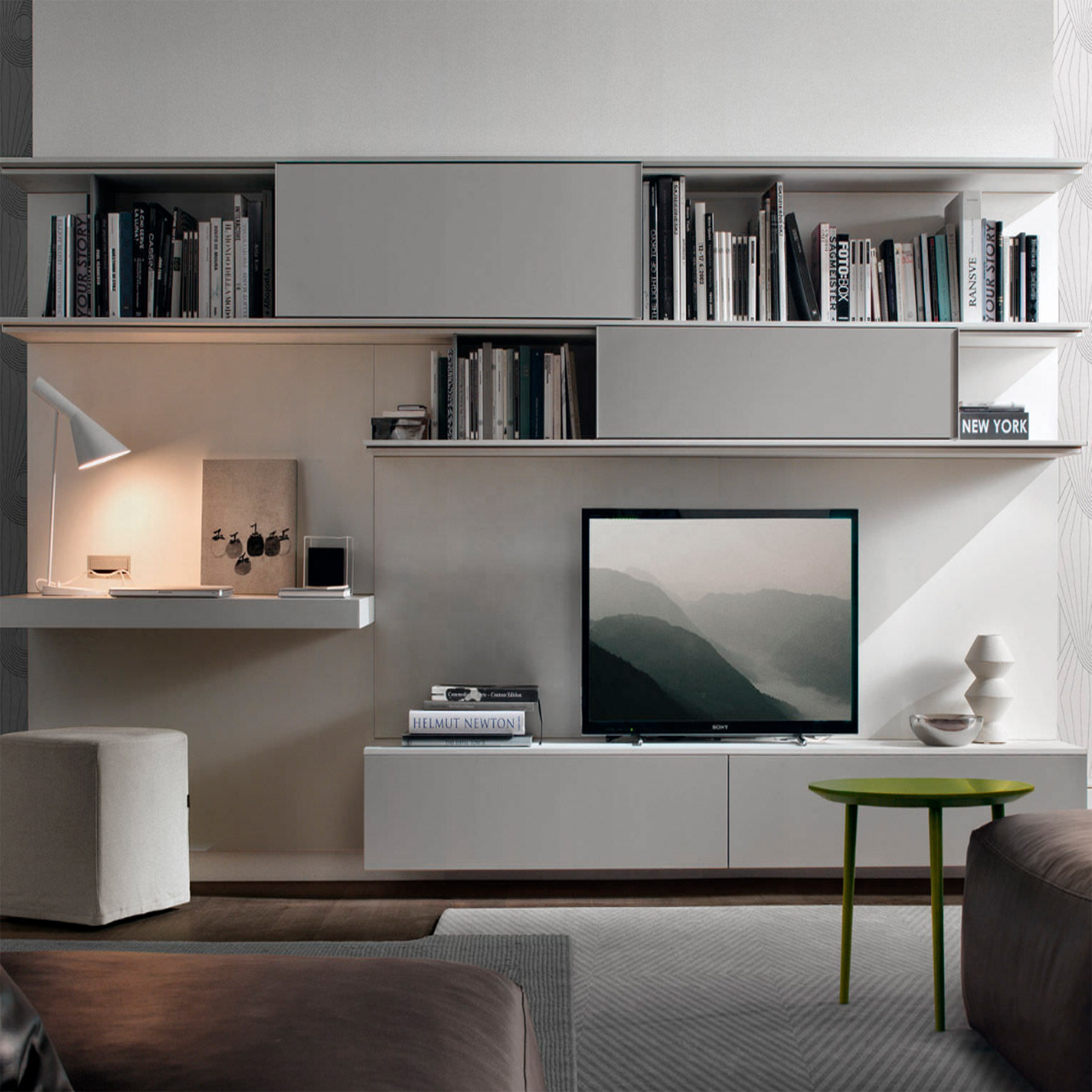 Vermonhouzz, новейшие настенные шкафы с ЖК-дисплеем, шкафы для телевизора, подставка для хранения с полкой для гостиной