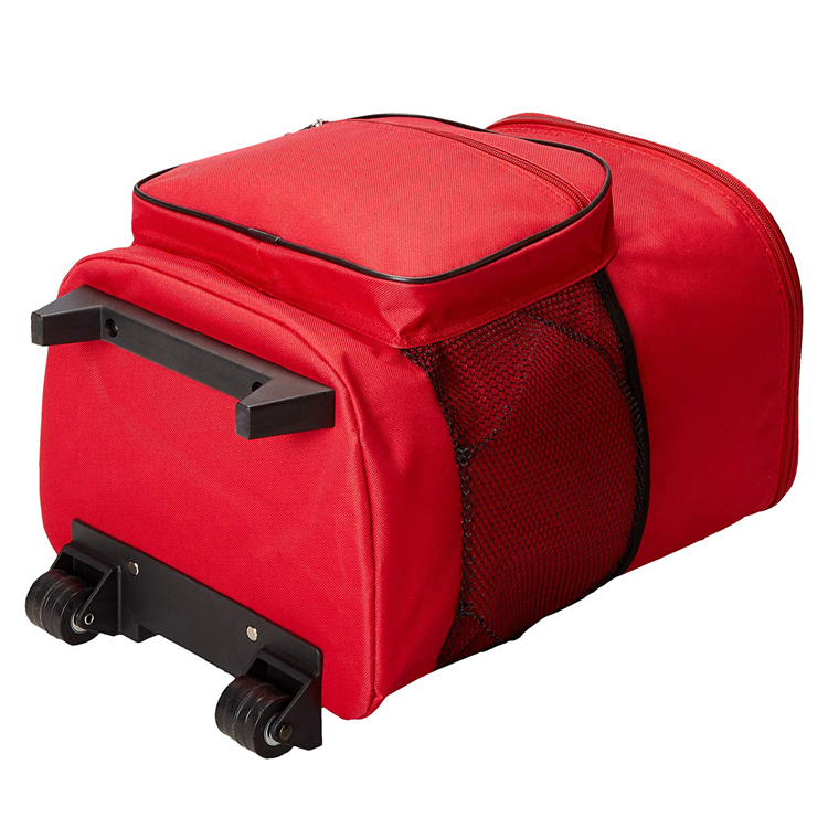 Chariot &agrave; sac isotherme &agrave; 2 sections d'une capacit&eacute; de 40 canettes avec isolation thermique