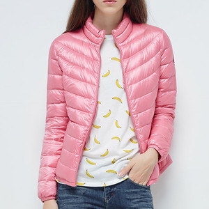 Goose Feather Impact Winter Ultra Light Autumn Duck Down Jacket For Women
