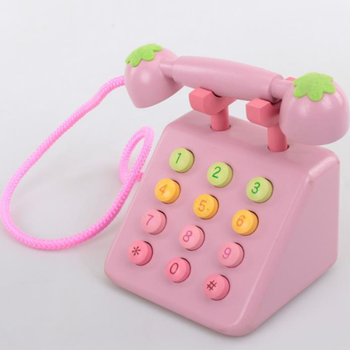 pink telephone toy