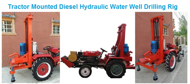 Price Germany Used Diesel Water Bore Well Drilling Rig Machine