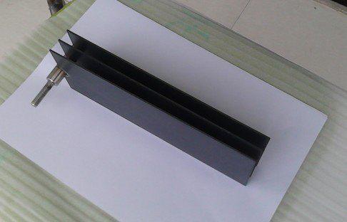 Ruthenium Iridium Titanium Anode Plate For Electrolytic Brine Salt Water Sodium Hypochlorite Generator Disinfection