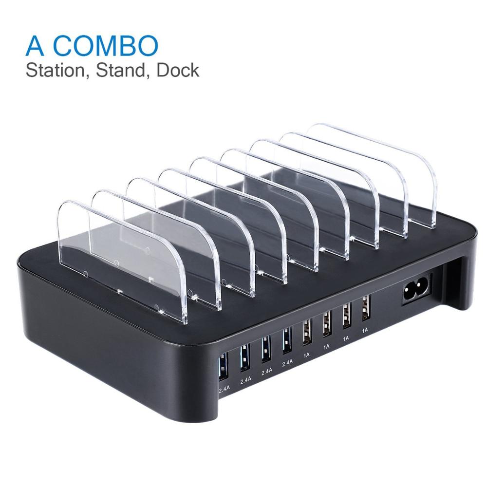 Best Selling Products 2018 In Usa 8-port USB Cell Phone Charging Station For Mobile Phone At Restaurant USB Cables Not Included