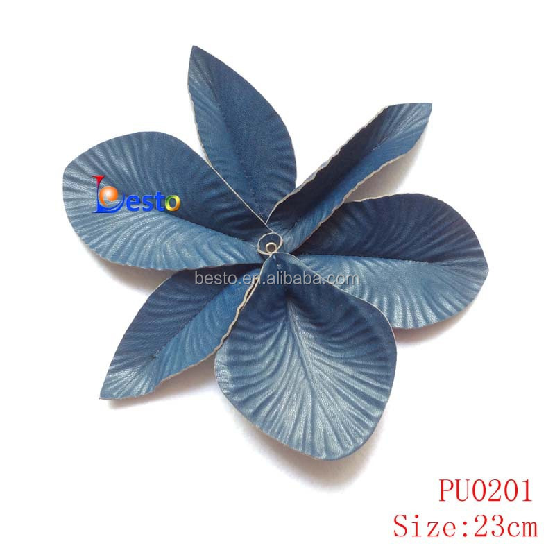 Новая фабрика под заказ, большой цветок из искусственной кожи для дамской сумочки