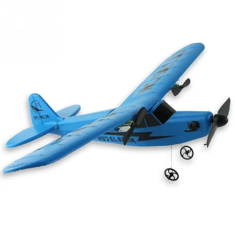 Original HOSHI Fly Bear FX-803 RC Plane FX803 2CH 2.4G Gyro RC Aircraft Glider Airplane for Kid Toys Christmas gift