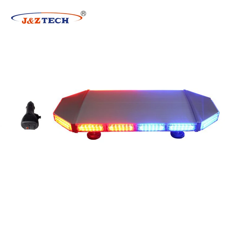Barra de luz led de policía estroboscópica de advertencia de techo de coche de vehículo de emergencia rojo azul para coches