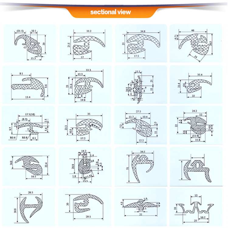 u channel sealing me<i></i>tal sharp edge protection rubber strip