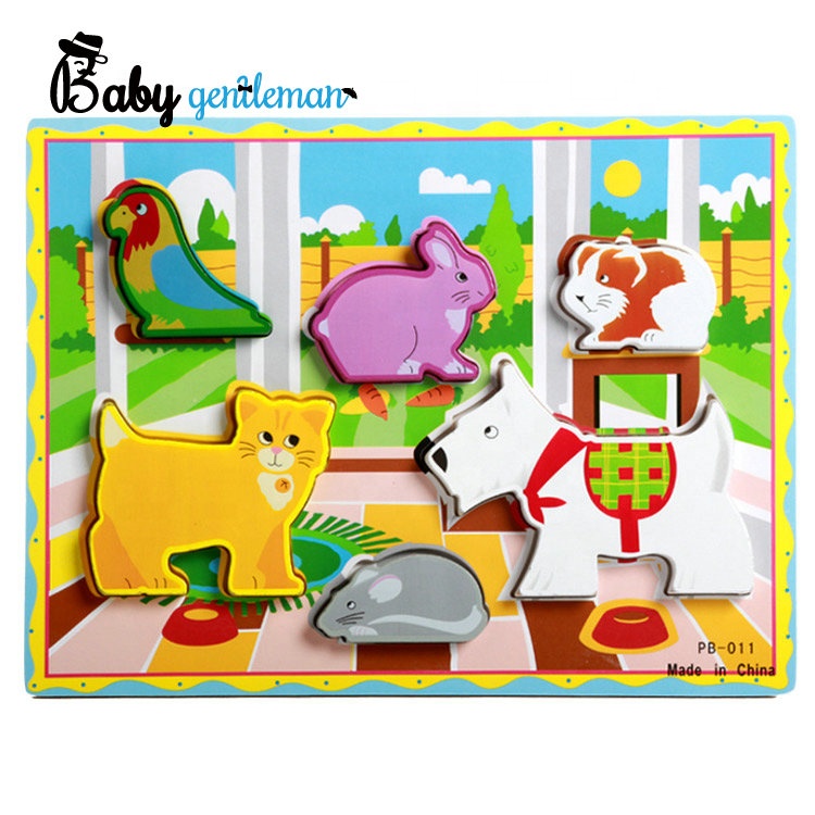 3D образовательные деревянные пазлы для малышей на заказ Z14194A