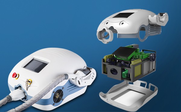 Med-100 portable German Lamp Portable shr IPL hair removal Device