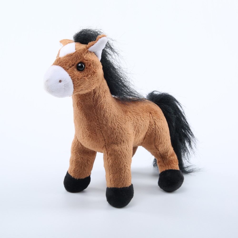 毛绒玩具马毛绒玩具玩具可爱马小马毛绒骑马