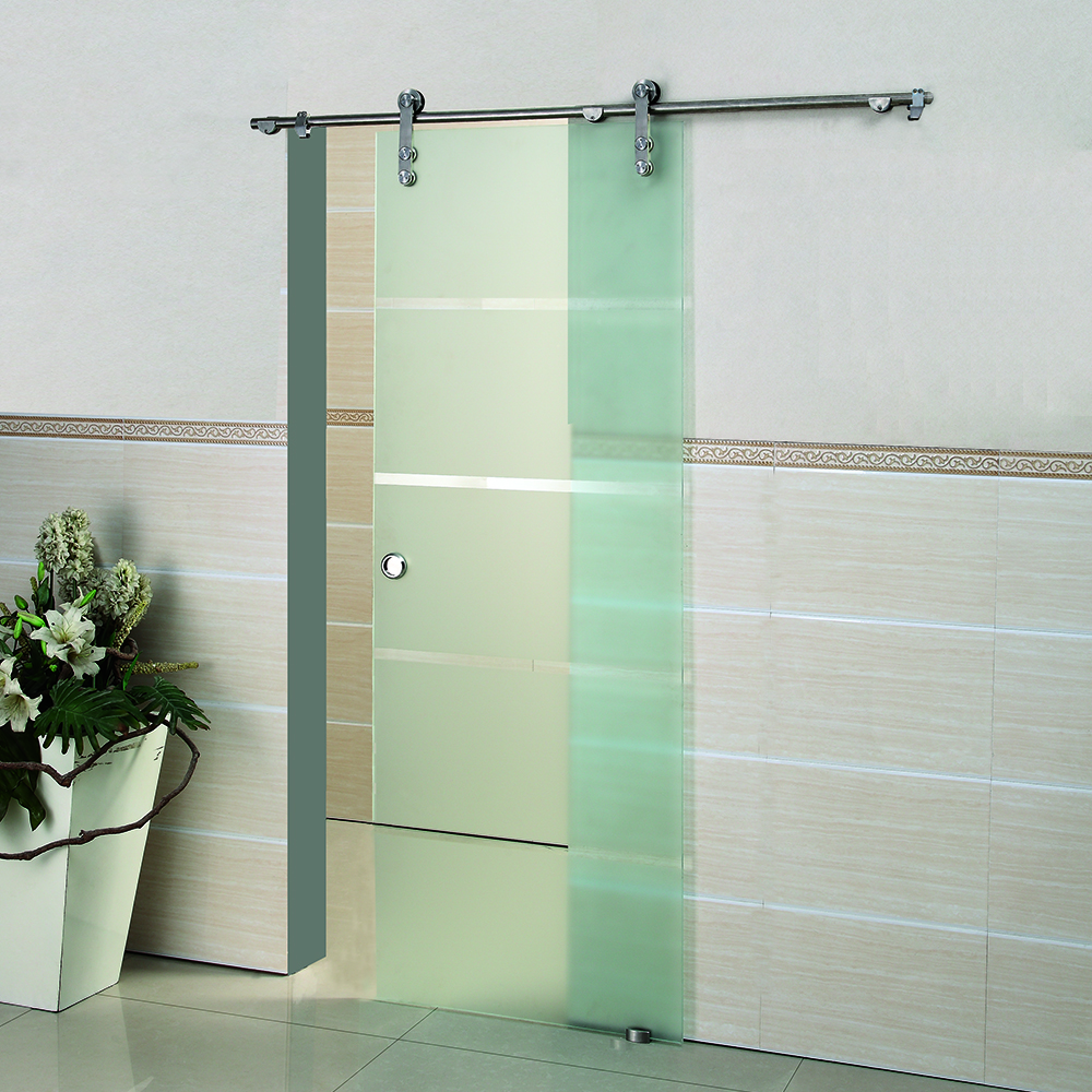 KT9001 Glazen Schuur Deur Moderne Binnendeuren Glazen Schuifdeur