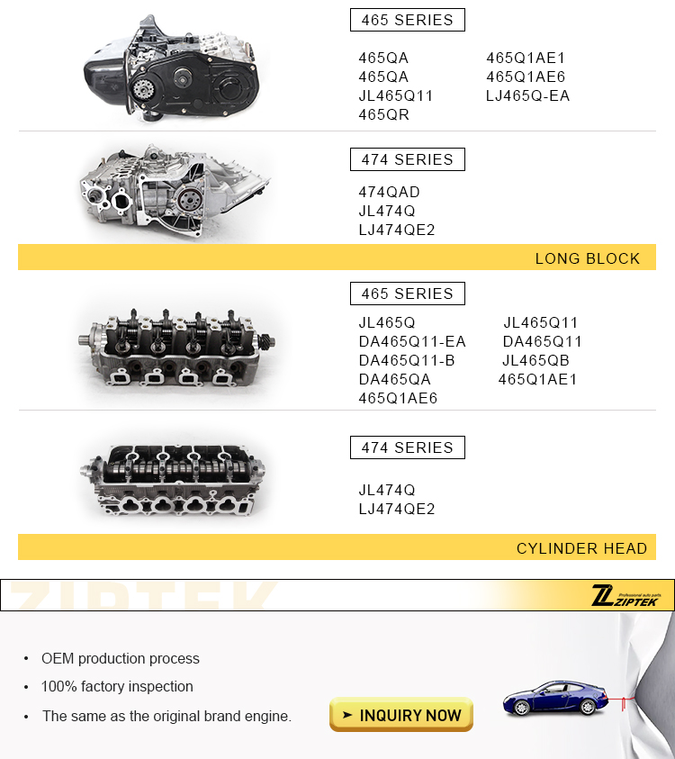 Suzuki Alto 0.8L F8B Bare Engine Long Block - 100% Brand-new