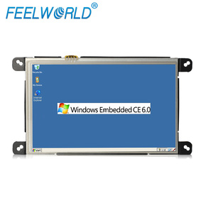 Embedded 7 inch industrial panel pc wince and Linux with RS232 RS485 USB interface
