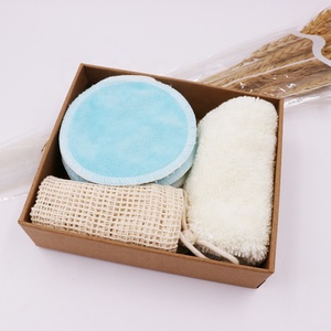 Cotton Makeup Pads Reusable Makeup Remover Cloth 10pcs Plus Remover Glove Set Packed with Kraft Box