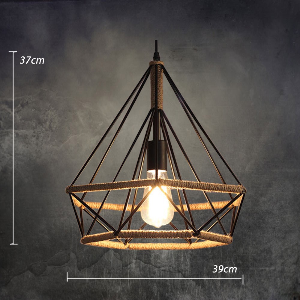 Vintage table LED lamp energy saving sample design light with lampshade NS-121119