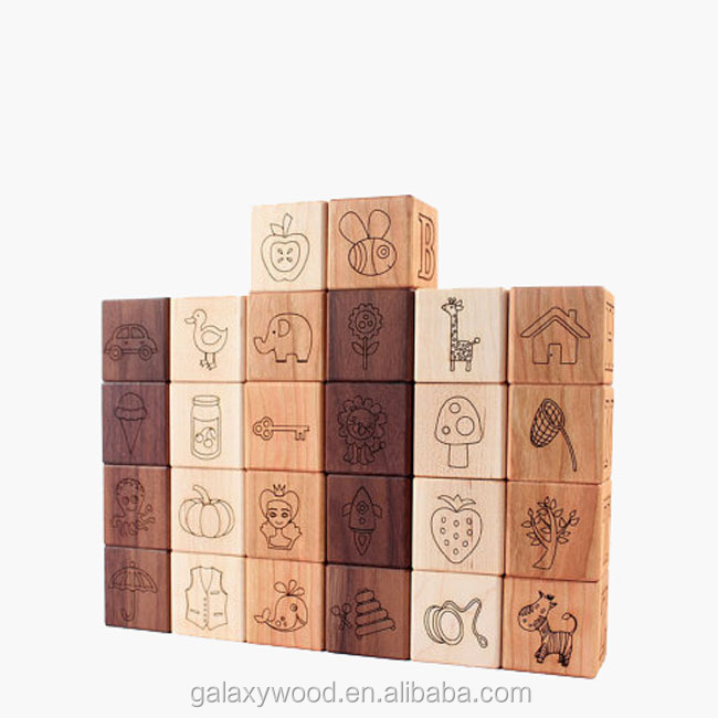 Высокое качество пользовательские деревянные игрушки блоки для детей