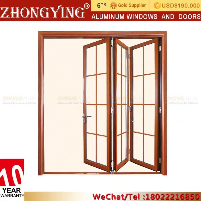 Bán buôn 30 Inch Bão Đúp Oval Glass Villa Hiện Đại Nhập Door, Pocket Bên Ngoài Accordion Cửa Giá Ở Ai Cập