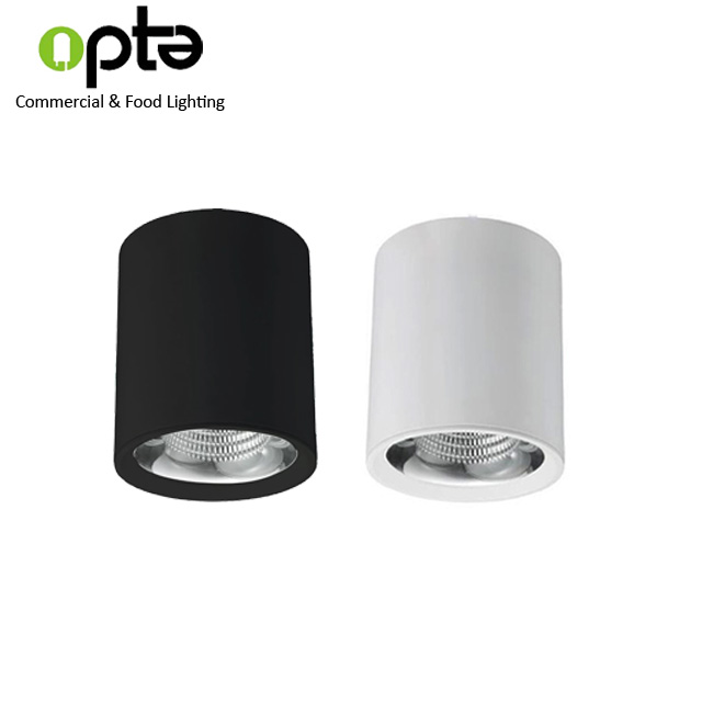 Цилиндрический светильник с поверхностным креплением 35 Вт для освещения магазина с регулируемой яркостью