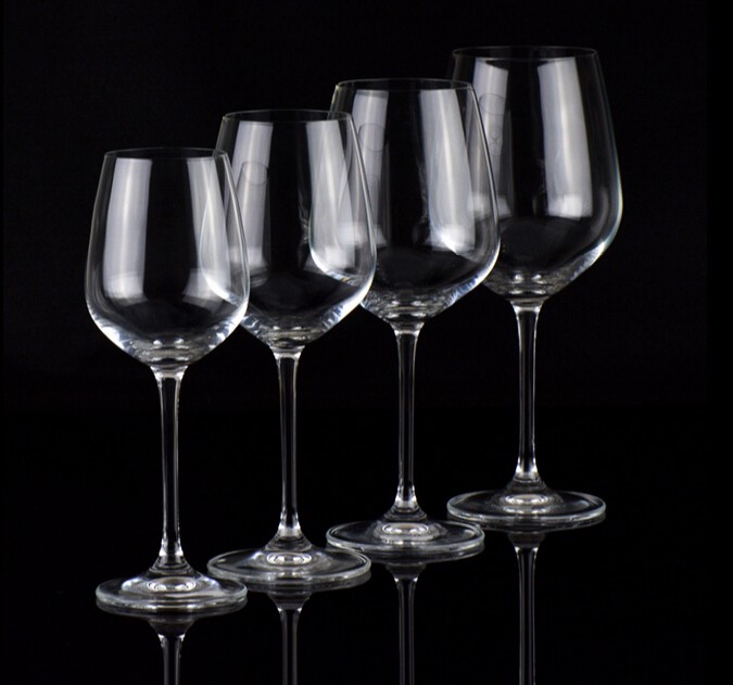 Haonai Red wine tasting glasses Glass Red Wine Goblets Glass White Wine Goblets