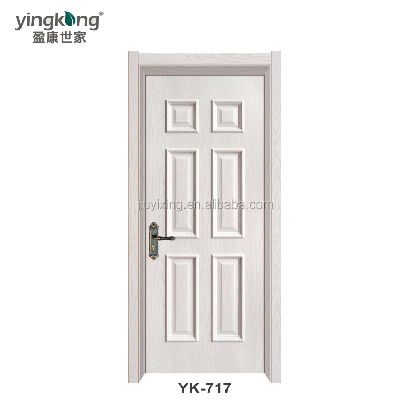 Moulded solid wood door for the room door swings for home