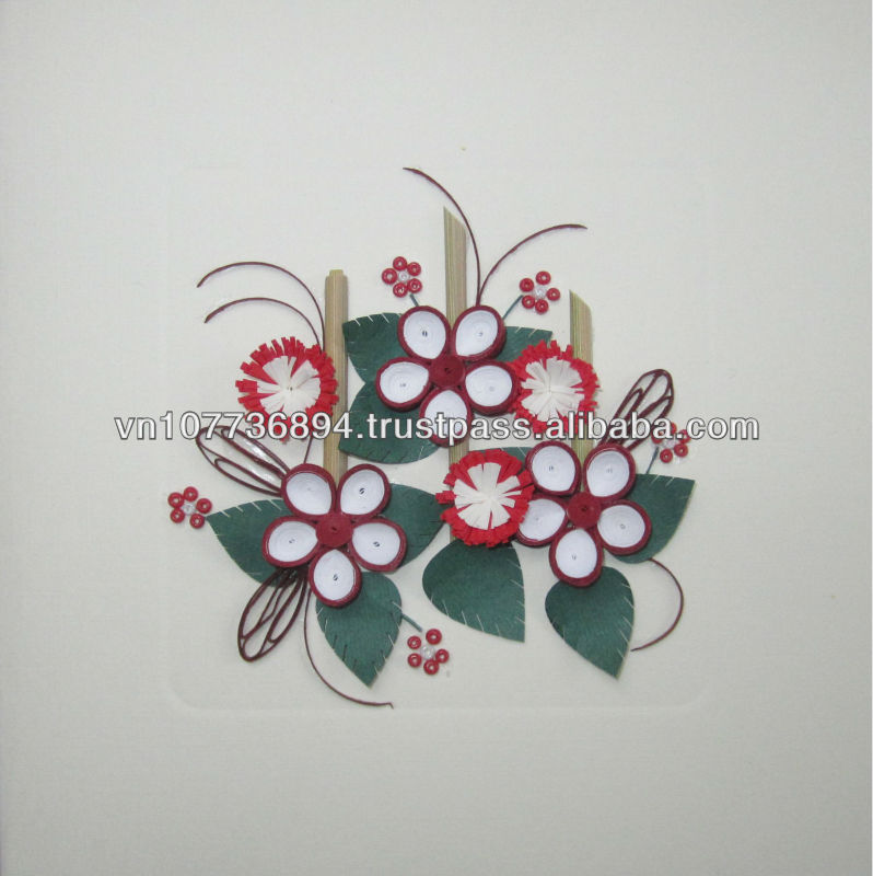 flower Quilling card handmade vietnam