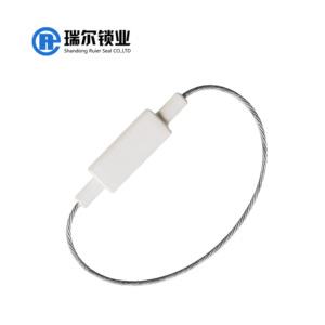 China Supplier Plastic Cable Lock Container Seal Steel Metal Wire Rope Cable Tie Seal REC206