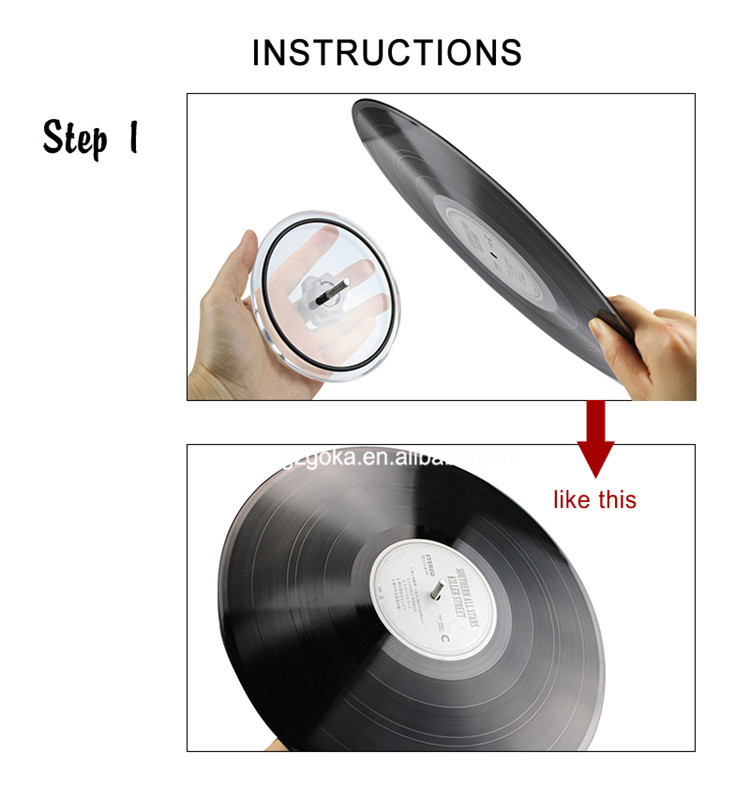 Housse De Protection Pour Le Nettoyage De L'étiquette D'un Disque